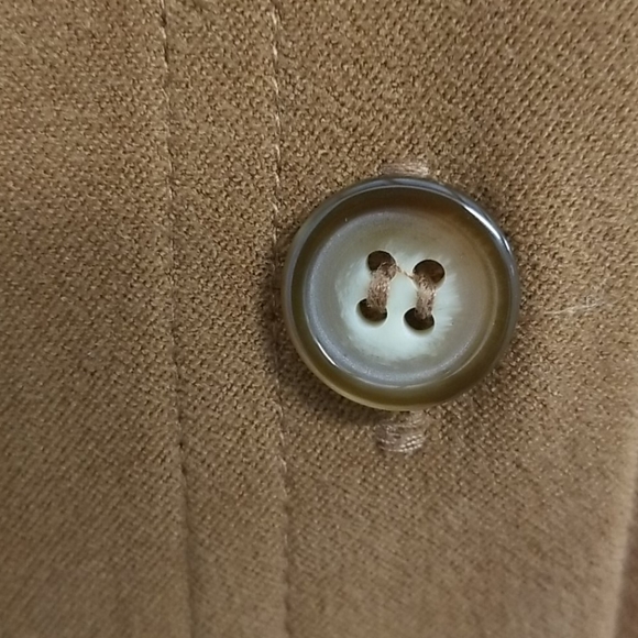 Talbots Camel button down top - Picture 3 of 5